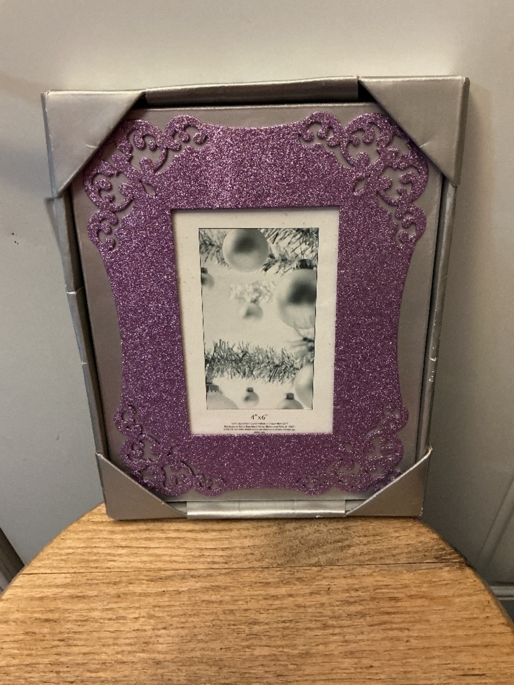 New with Tag St. Nicholas Square Sugarplum Suite 4x6 Picture Frame